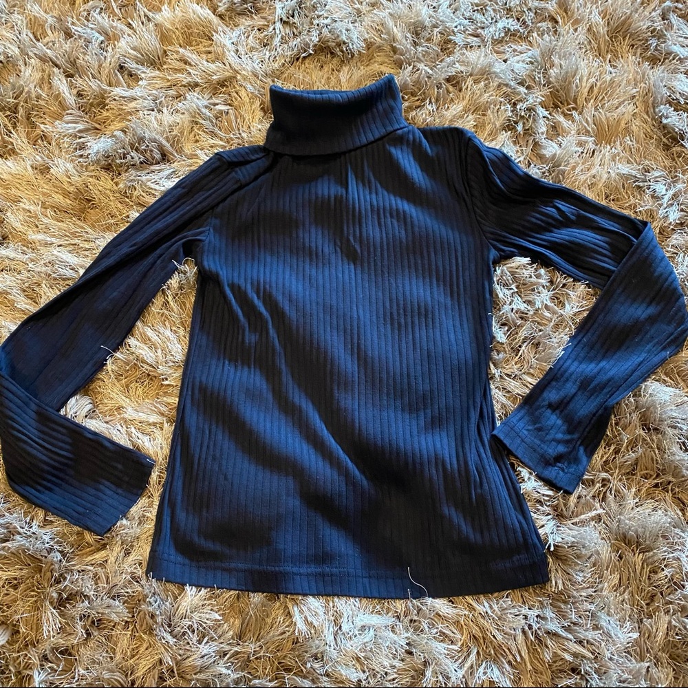Ribbed Truffle neck sweater